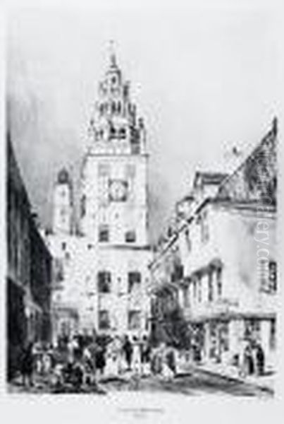 La Tour Du Beffroi, Calais; Cathedrale D""amiens, Vue Prisedu Port Du Don - view 1