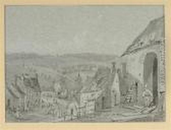 View Of Ivry; And Four Companion Drawings - view 1