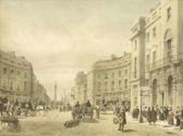 A Set Of Four, AEst. Paulaes From
Ludgate Hillae, AEthe Bank Looking Towards The Mansion Houseae, AEmansion
House Cheapsideae, AEregent Street Looking Towards The Duke Of Yorkaes
Column - view 1