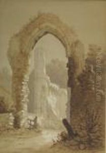 The Ruins Of Beeston Abbey by Thomas Shotter Boys