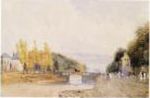 Brussels From The Paris Road by Thomas Shotter Boys