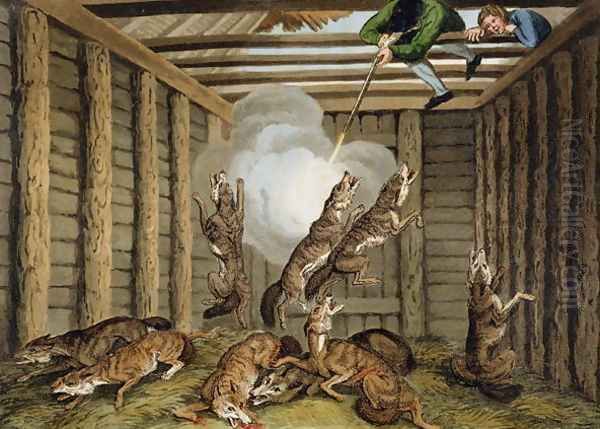 American Anecdote Shooting the Wolves - view 1