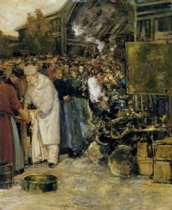 At The Marketplace by Gaston Hochard