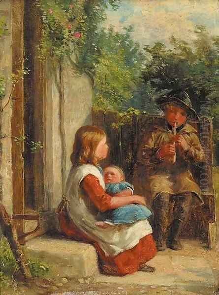 The young piper - view 1