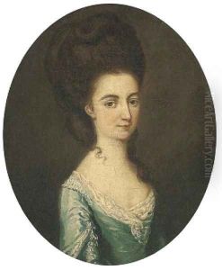 Portrait of Jane Lambert (1762-1791), nee Le Grand by Thomas Hickey