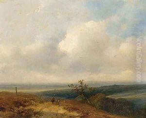 Shepherd in an Extensive Landscape