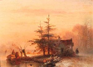 Winter sunset
