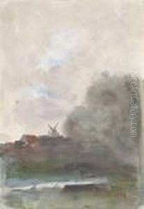Windmill In A Landscape (after Mares) Windmill In A Landscape (after Mares)