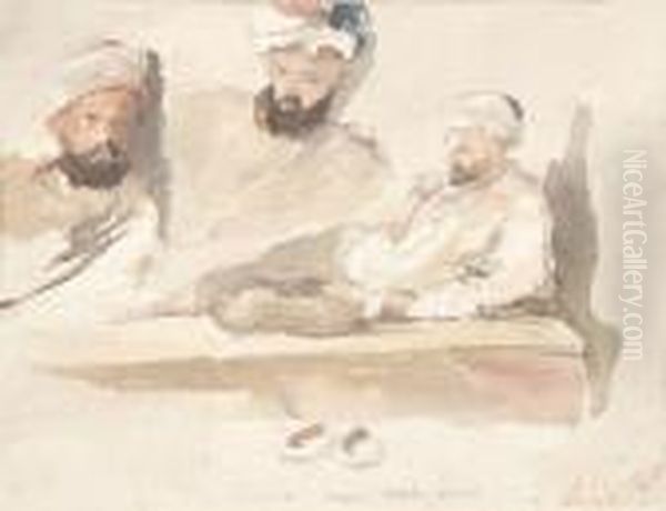 Study Of An Arab, Algier - view 1