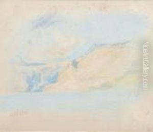Seascape With A Mountainous Coastline Seascape With A Mountainous Coastline