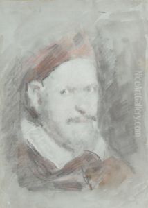 Portrait Studies (after Velazquez) by Hercules Brabazon Brabazon