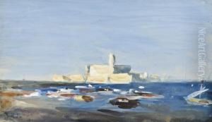 View Of Alexandria by Hercules Brabazon Brabazon