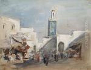 A Middle Eastern Bazaar by Hercules Brabazon Brabazon