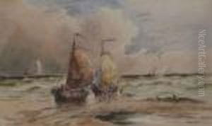 "drying The Sails" by Hercules Brabazon Brabazon