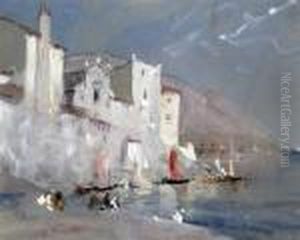 'gulf Of Salerno' by Hercules Brabazon Brabazon