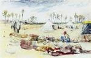 An Arab Encampment At Menegesh An Arab Encampment At Menegesh