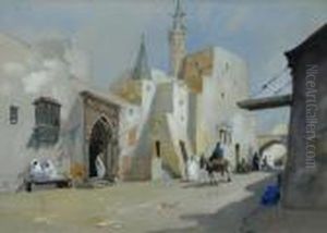 Street Scene by Hercules Brabazon Brabazon