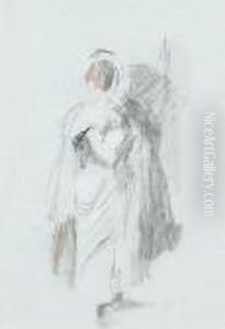 Study Of An Arab by Hercules Brabazon Brabazon