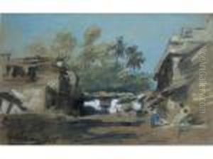 A View Of Aurangabad by Hercules Brabazon Brabazon