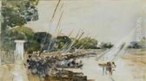 On The Nile by Hercules Brabazon Brabazon