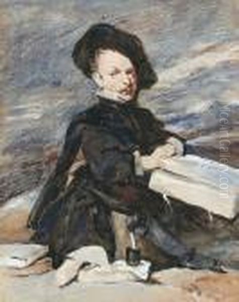 Portrait Of A Dwarf, After Velasquez - view 1