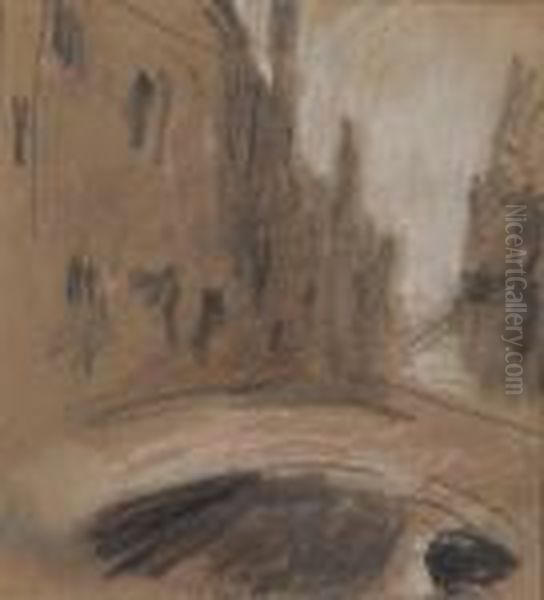 The Bridge Of Sighs, Venice by Hercules Brabazon Brabazon