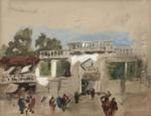 The Gate To Secunderabad, Andhra Pradesh, India by Hercules Brabazon Brabazon