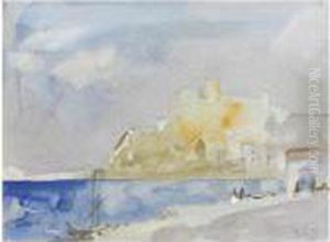 A Folio Of Watercolours