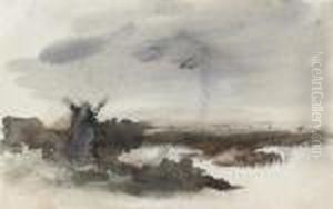 Windmill In A Landscape Windmill In A Landscape