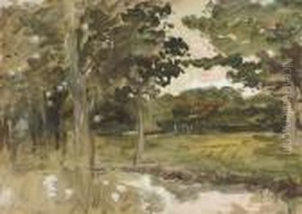 The Roundabout Pond, Oaklands, Sussex - view 1