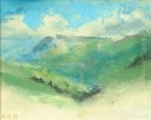 Brabazon Highland Landscape A
Study Of Hills The River Through The Treespastels And Coloured Chalks
The First Signed Lower Left The Thirdsigned Lower Right The Largest
16.5cm X 20cm by Hercules Brabazon Brabazon
