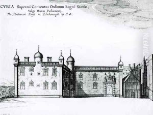 The Parliament House in Edinburgh by Wenceslaus Hollar