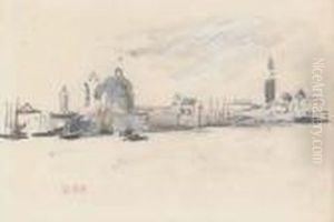 Venice From The Lagoon by Hercules Brabazon Brabazon