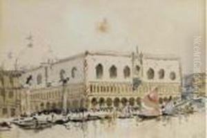 The Doges' Palace, Venice by Hercules Brabazon Brabazon