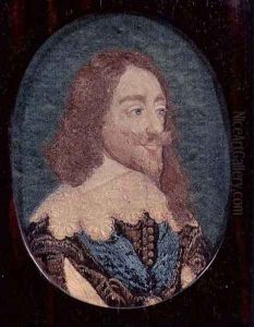 Portrait of Charles I 1600-49 by Wenceslaus Hollar
