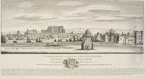 St Jamess Palace and part of the City of Westminster from the North Side of Pall Mall in 1660 by Wenceslaus Hollar