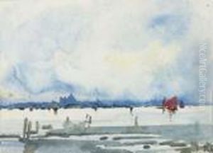 Venice From Across The Lagoon by Hercules Brabazon Brabazon