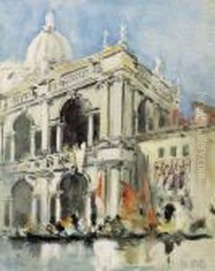A Palazzo In Venice by Hercules Brabazon Brabazon