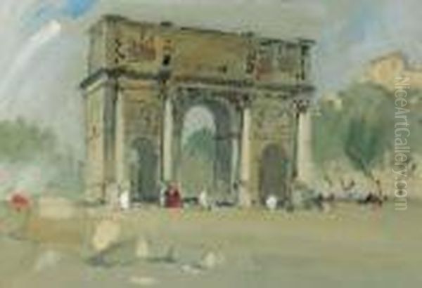 The Arch Of Constantine, Rome - view 1