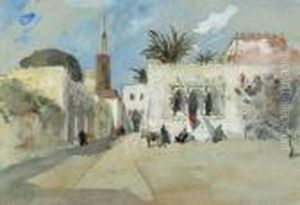 A Town Square, Fez, Morocco