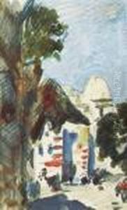 The Mosque Of Amr, Cairo by Hercules Brabazon Brabazon