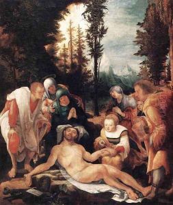 The Lamentation of Christ 1524 by Wolfgang Huber