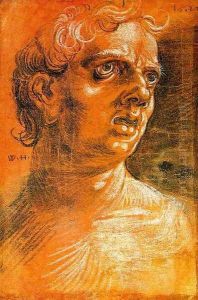 Bust of a Man 1522 by Wolfgang Huber