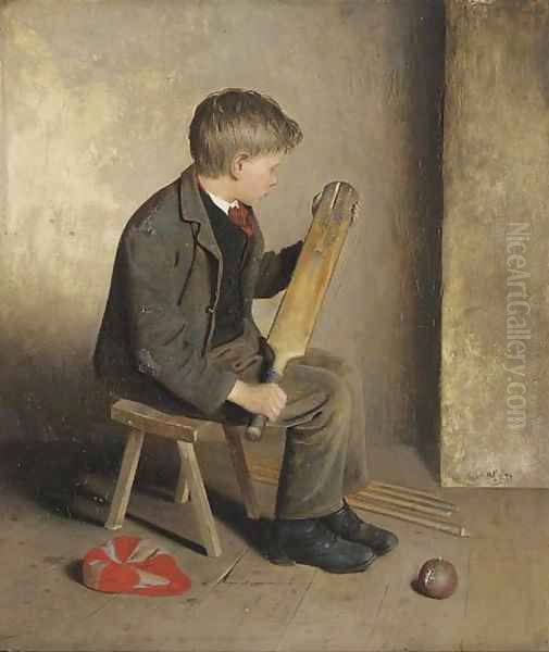 The Young Cricketer - view 1