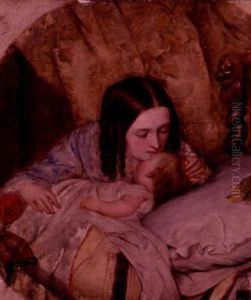 The Good Night Kiss by Edward Robert Hughes