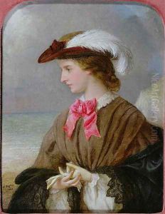 The Red Bow by Edward Robert Hughes