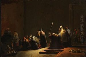 The Circumcision by Leonaert Bramer
