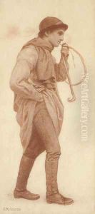 The pipe smoker by Edward Robert Hughes