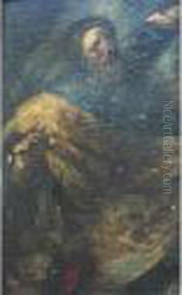 Study Of A Bearded Male Figure - view 1