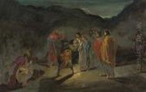 The Incredulity Of Saint Thomas by Leonaert Bramer
